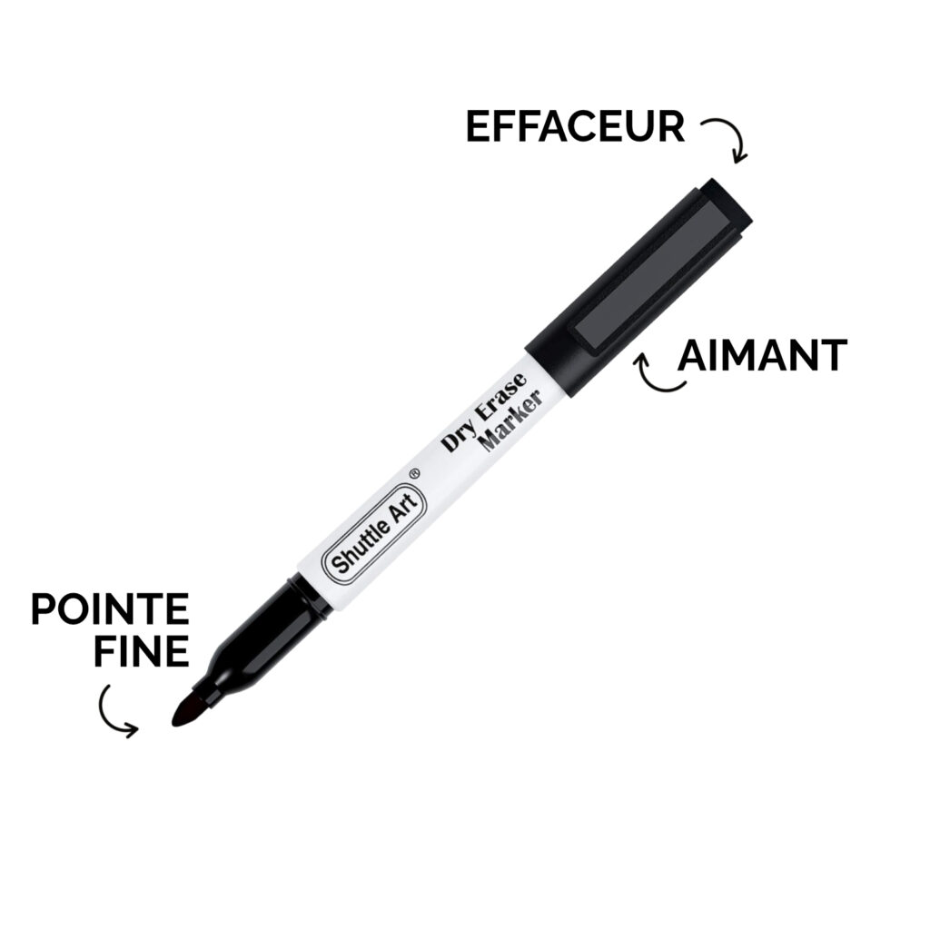 Feutre noir effaçable Mayboutik